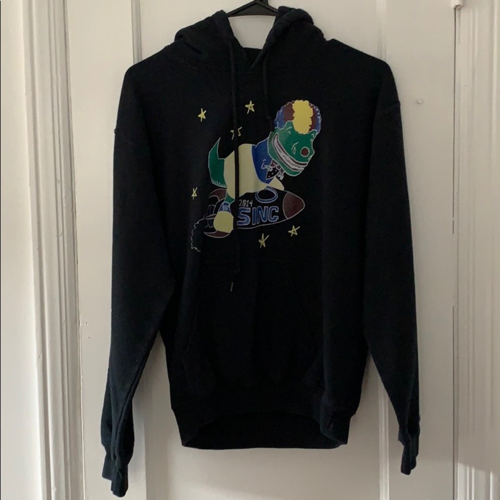Black hoodie